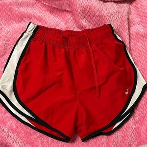 Small Red Nike shorts